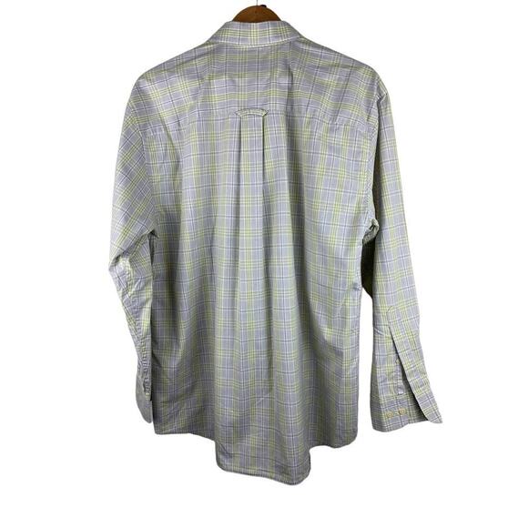 Pendleton Size L Light Gray Green Plaid Button Up Shirt - Picture 2 of 4